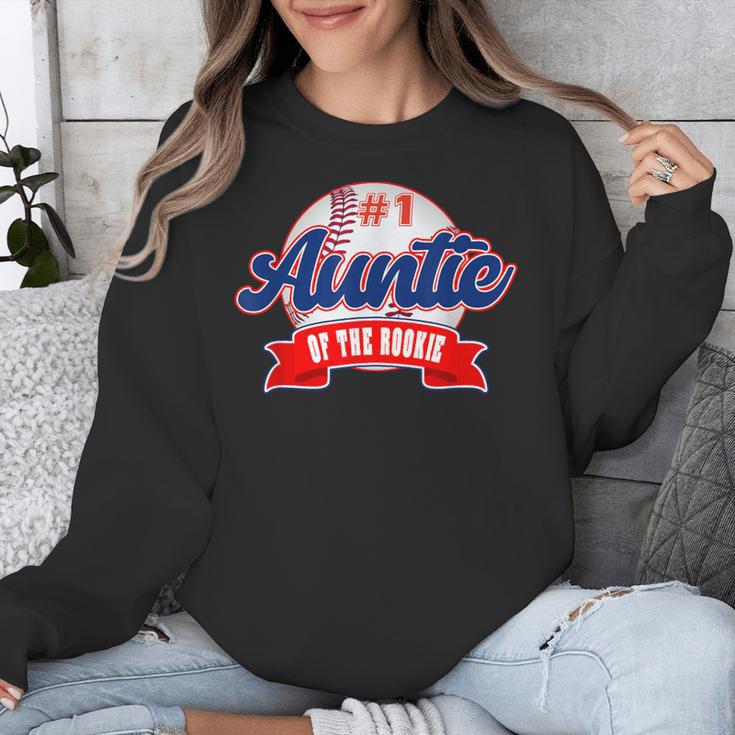 Auntie Rookie Of Year 1st Birthday Baseball Theme Matching Unisex Sweatshirt Auntie Rookie Of Year 1st Birthday Baseball Theme Matching Unisex Sweatshirt