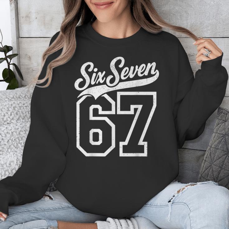 Baseball 6 7 Number 67 Six Seven Meme Boys Youth Kids Unisex Sweatshirt Baseball 6 7 Number 67 Six Seven Meme Boys Youth Kids Unisex Sweatshirt