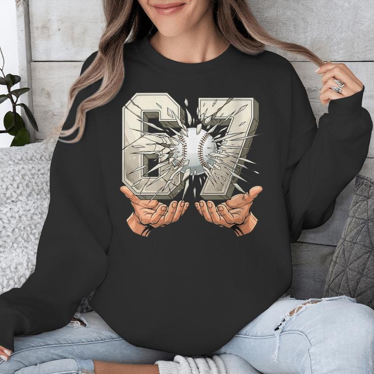 Baseball 67 Six Seven Gen Alpha Meme Unisex Sweatshirt