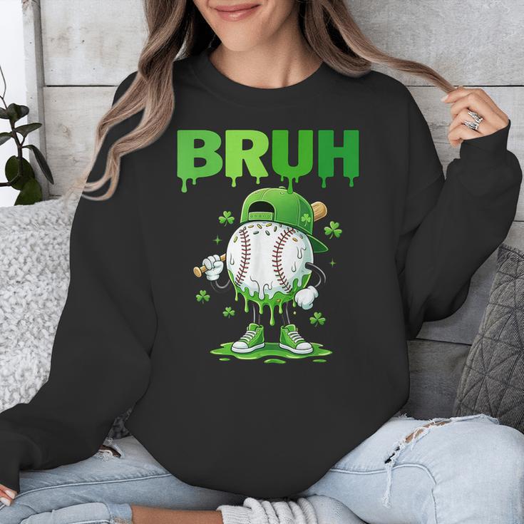 Baseball Bruh Drip Ice Cream Youth Boy St Patricks Day Unisex Sweatshirt Baseball Bruh Drip Ice Cream Youth Boy St Patricks Day Unisex Sweatshirt