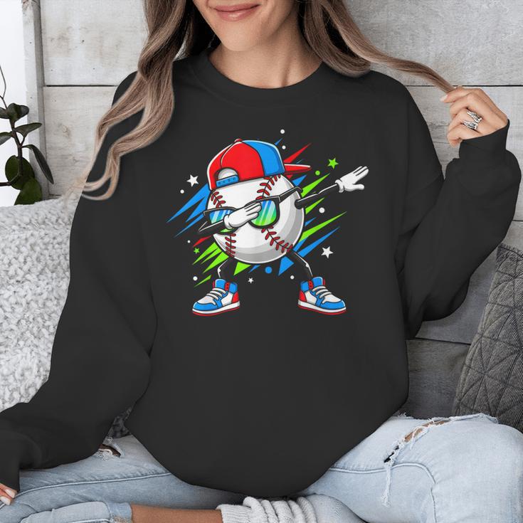 Baseball Dabbing Sports For Boys And Girls Game Day Unisex Sweatshirt Baseball Dabbing Sports For Boys And Girls Game Day Unisex Sweatshirt