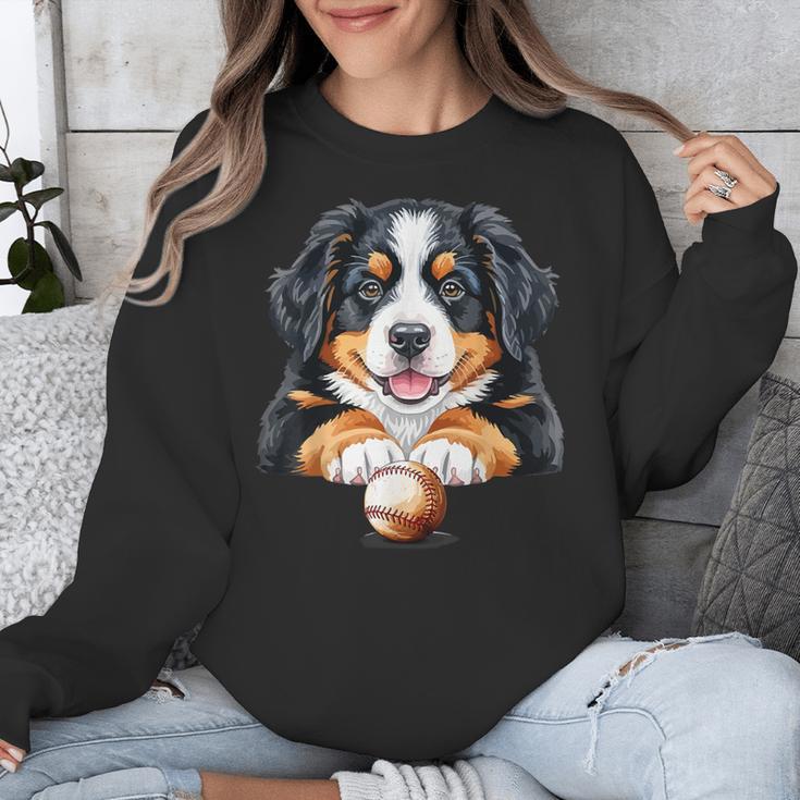 Baseball Dog Men & Women Unisex Sweatshirt Baseball Dog Men & Women Unisex Sweatshirt