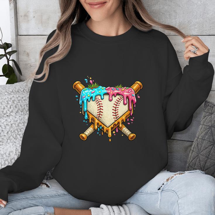 Baseball Drip For Boys Ice Cream Dripping Baseball Sport Unisex Sweatshirt Baseball Drip For Boys Ice Cream Dripping Baseball Sport Unisex Sweatshirt
