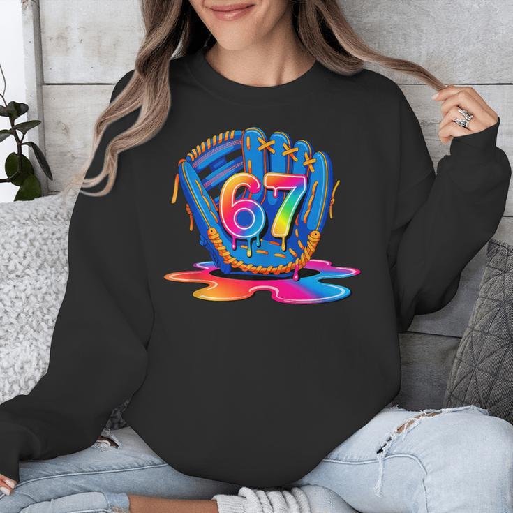 Baseball Drip Ice Cream 67 Lifestyle 101 Unisex Sweatshirt