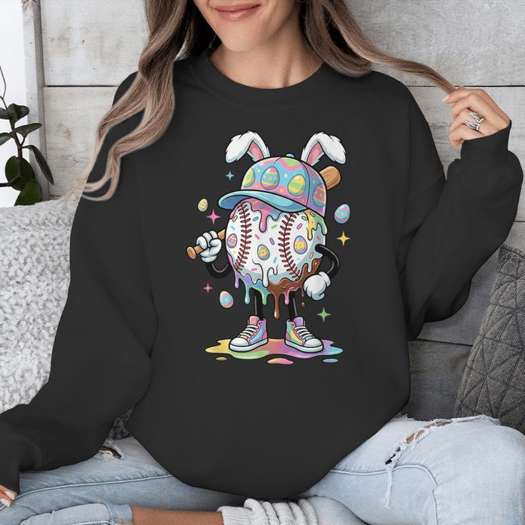 Baseball Drip Ice Cream Apparel Youth Boy Easter Day Unisex Sweatshirt Baseball Drip Ice Cream Apparel Youth Boy Easter Day Unisex Sweatshirt