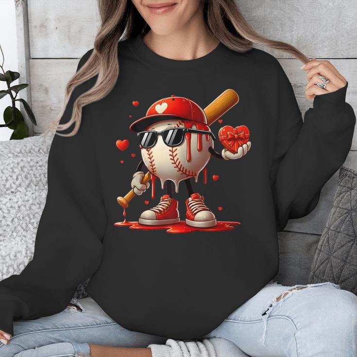 Baseball Drip Ice Cream Apparel Youth Boy Valentine Unisex Sweatshirt Baseball Drip Ice Cream Apparel Youth Boy Valentine Unisex Sweatshirt