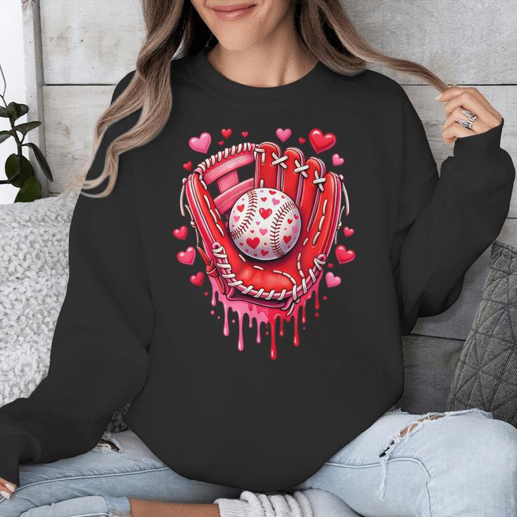 Baseball Drip Ice Cream Sprinkles Valentines Day Baseball Unisex Sweatshirt Baseball Drip Ice Cream Sprinkles Valentines Day Baseball Unisex Sweatshirt