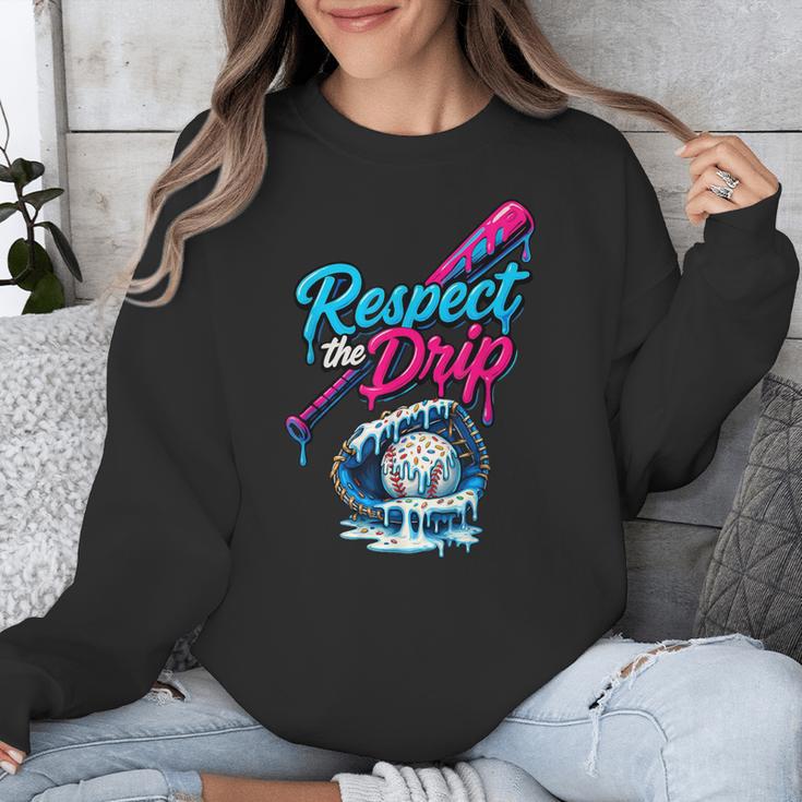 Baseball Drip Ice Cream Sprinkles Youth Boys Baseball Glove Unisex Sweatshirt Baseball Drip Ice Cream Sprinkles Youth Boys Baseball Glove Unisex Sweatshirt