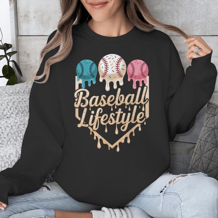 Baseball Drip Icecream Unisex Sweatshirt Baseball Drip Icecream Unisex Sweatshirt