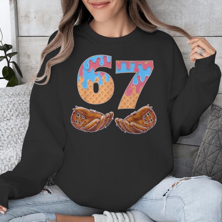 Baseball Drip Number 67 Player Six Seven Meme Unisex Sweatshirt Baseball Drip Number 67 Player Six Seven Meme Unisex Sweatshirt