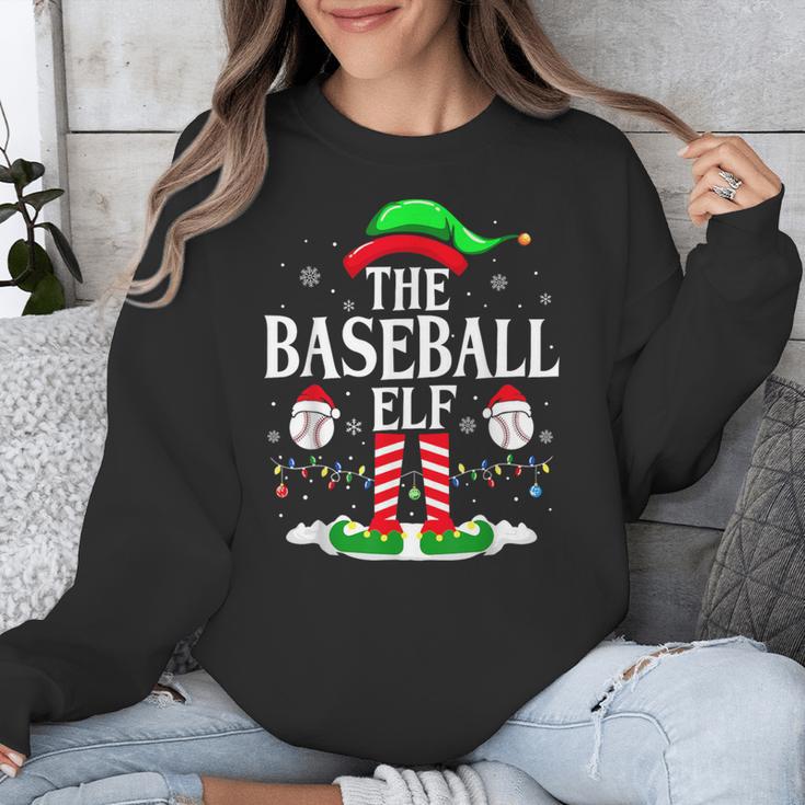 The Baseball Elf Christmas Sport Lovers Xmas Elf Unisex Sweatshirt