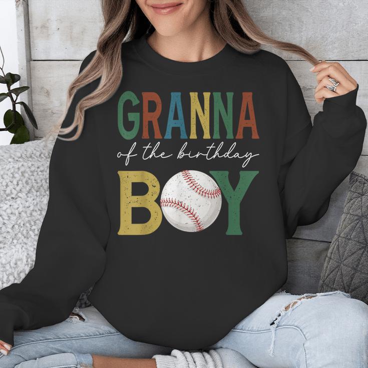 Baseball Granna Of The Birthday Boy Family Matching Unisex Sweatshirt Baseball Granna Of The Birthday Boy Family Matching Unisex Sweatshirt