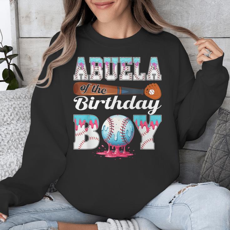 Baseball Ice Cream Drip Abuela Of The Birthday Boy Unisex Sweatshirt