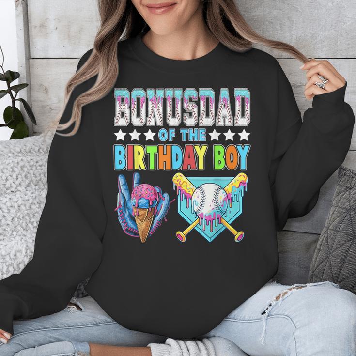Baseball Ice Cream Drip Bonus Dad Of The Birthday Boy Unisex Sweatshirt Baseball Ice Cream Drip Bonus Dad Of The Birthday Boy Unisex Sweatshirt