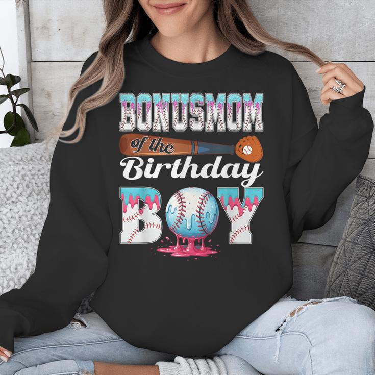 Baseball Ice Cream Drip Bonus Mom Of The Birthday Boy Unisex Sweatshirt Baseball Ice Cream Drip Bonus Mom Of The Birthday Boy Unisex Sweatshirt
