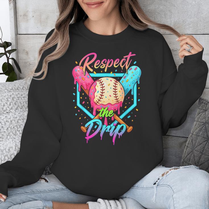 Baseball Ice Cream Drip Number 67 Player 67 Respect The Drip Unisex Sweatshirt Baseball Ice Cream Drip Number 67 Player 67 Respect The Drip Unisex Sweatshirt