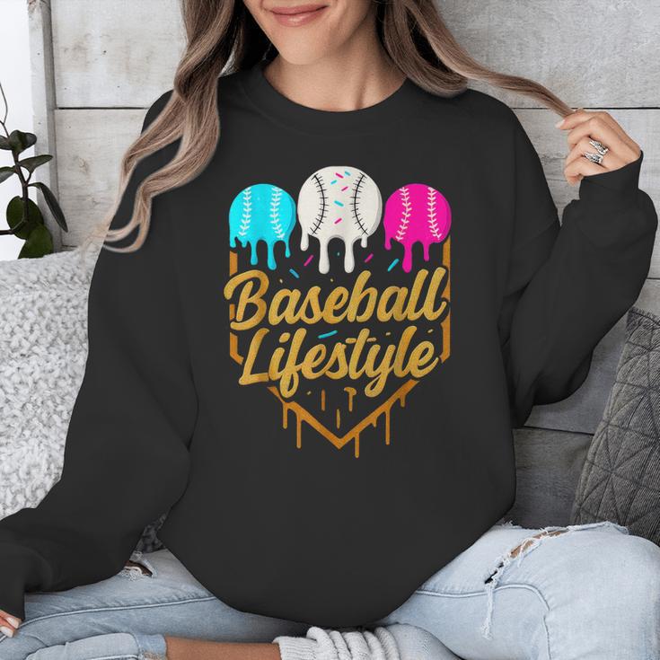Baseball Lifestyle Baseball Drip Icecream Unisex Sweatshirt Baseball Lifestyle Baseball Drip Icecream Unisex Sweatshirt