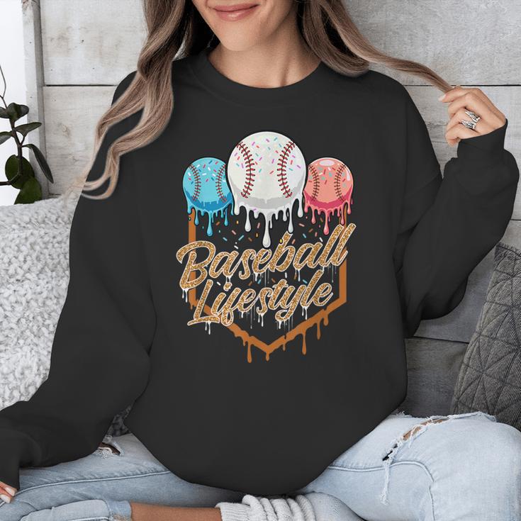 Baseball Lifestyle Baseball Lover Player Baseballer Unisex Sweatshirt