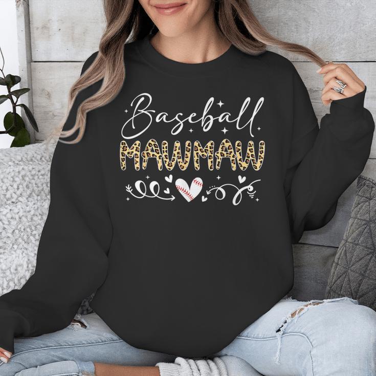 Baseball Mawmaw Leopard Baseball Heart Unisex Sweatshirt Baseball Mawmaw Leopard Baseball Heart Unisex Sweatshirt
