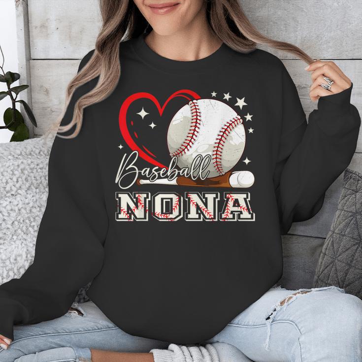 Baseball Nona Family Matching Cute Baseball Lover Unisex Sweatshirt