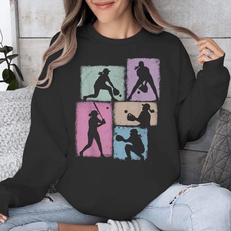 Baseball Player Collage Women Kids Coach Youth Girl Unisex Sweatshirt Baseball Player Collage Women Kids Coach Youth Girl Unisex Sweatshirt