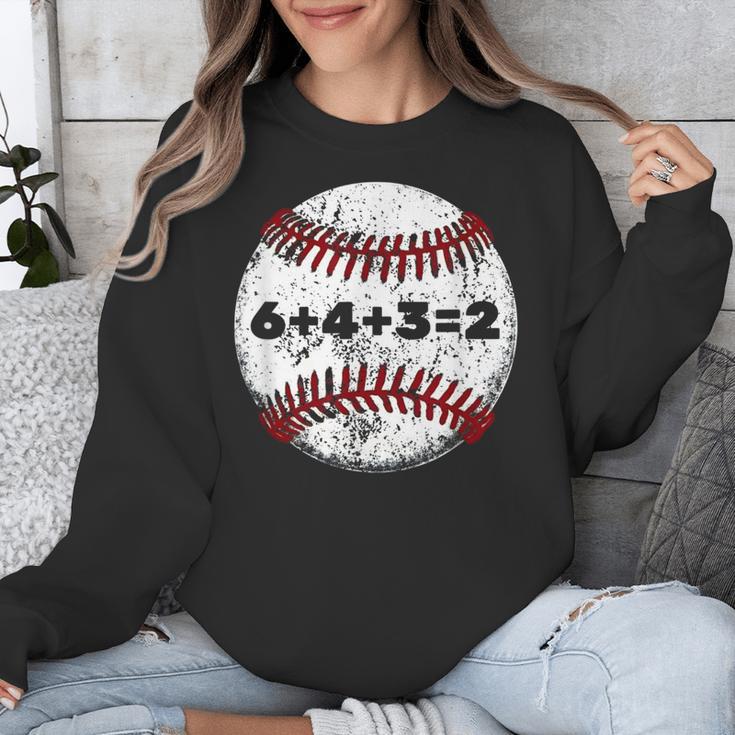 Baseball Red Stitches Sport Graphic 6432 Unisex Sweatshirt Baseball Red Stitches Sport Graphic 6432 Unisex Sweatshirt