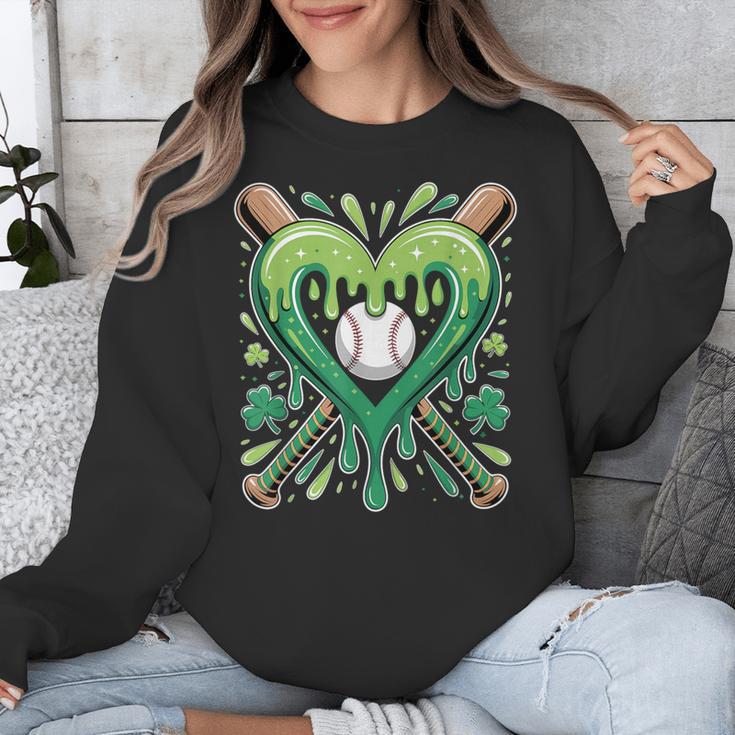 Baseball St Patricks Day Boys Girls Men Women Shamrock Green Unisex Sweatshirt Baseball St Patricks Day Boys Girls Men Women Shamrock Green Unisex Sweatshirt