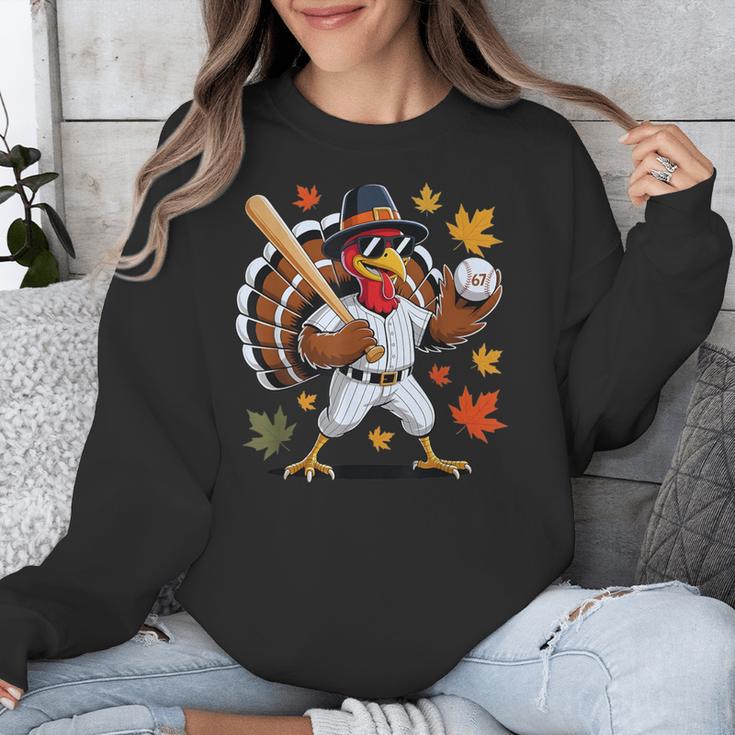 Baseball Turkey 67 Meme Thanksgiving For Boys Toddlers Kid Unisex Sweatshirt Baseball Turkey 67 Meme Thanksgiving For Boys Toddlers Kid Unisex Sweatshirt