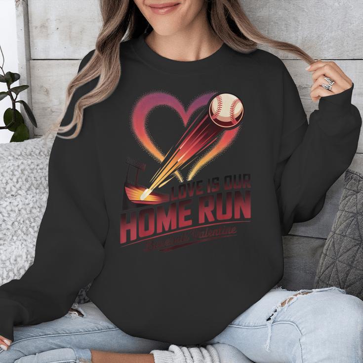 Baseball Valentine Love Is Our Home Run Apparel Unisex Sweatshirt Baseball Valentine Love Is Our Home Run Apparel Unisex Sweatshirt