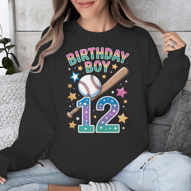 Birthday Boy 12th Birthday Baseball Unisex Sweatshirt Birthday Boy 12th Birthday Baseball Unisex Sweatshirt