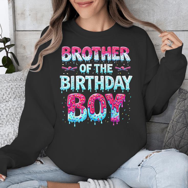 Brother Of The Birthday Boy Ice Cream Baseball Family Party Unisex Sweatshirt Brother Of The Birthday Boy Ice Cream Baseball Family Party Unisex Sweatshirt