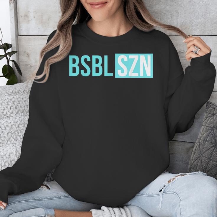 BSBL SZN Baseball Season Game Day Boys Girls Youth Unisex Sweatshirt BSBL SZN Baseball Season Game Day Boys Girls Youth Unisex Sweatshirt