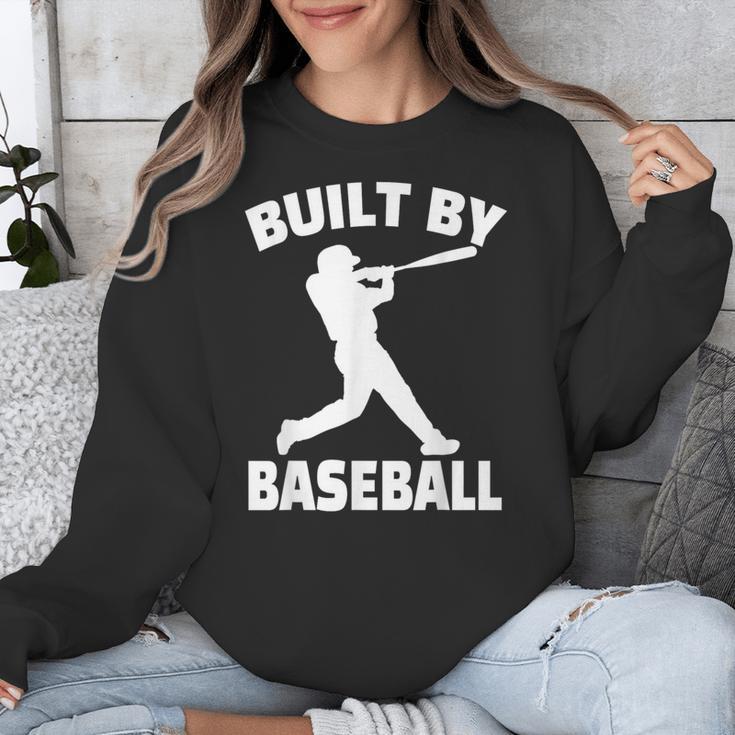 Built By Baseball Baseball For Men Women Boys Players Unisex Sweatshirt