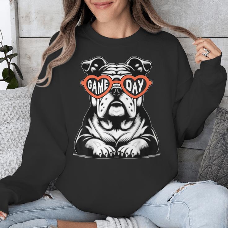 Bulldog Mascot Sports Fan Football Basketball Baseball Unisex Sweatshirt Bulldog Mascot Sports Fan Football Basketball Baseball Unisex Sweatshirt