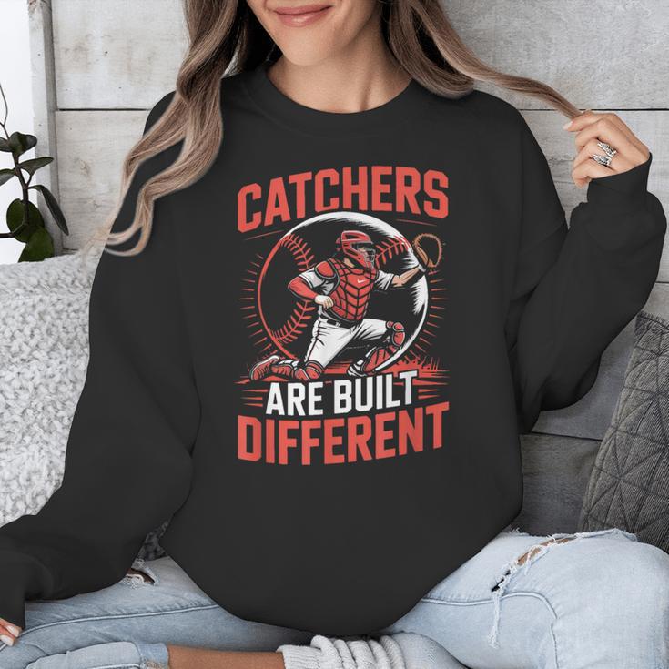 Catchers Are Built Different Baseball Catcher Unisex Sweatshirt Catchers Are Built Different Baseball Catcher Unisex Sweatshirt