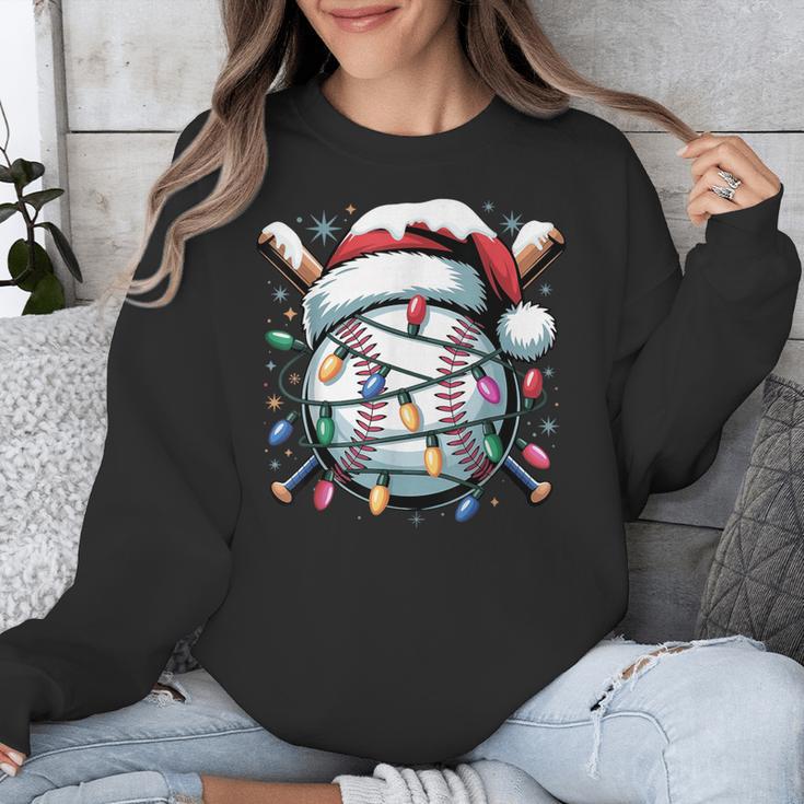 Christmas Baseball Boy Youth Kid Men Santa Hat Xmas Baseball Unisex Sweatshirt Christmas Baseball Boy Youth Kid Men Santa Hat Xmas Baseball Unisex Sweatshirt