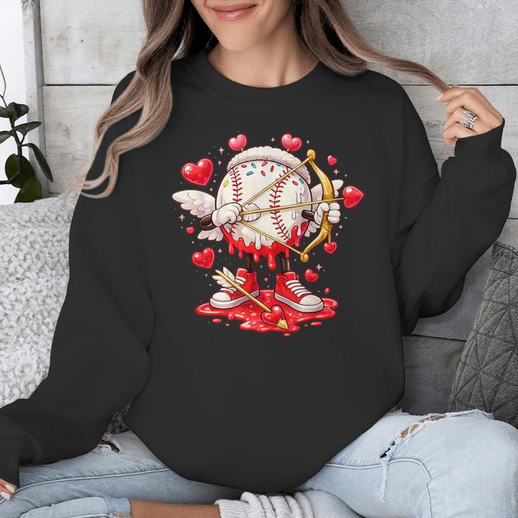 Cupid Baseball Drip Icecream Apparel Youth Boy Valentine Unisex Sweatshirt Cupid Baseball Drip Icecream Apparel Youth Boy Valentine Unisex Sweatshirt