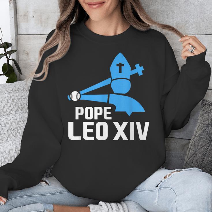 Da Pope Leo XIV Baseball Unisex Sweatshirt Da Pope Leo XIV Baseball Unisex Sweatshirt