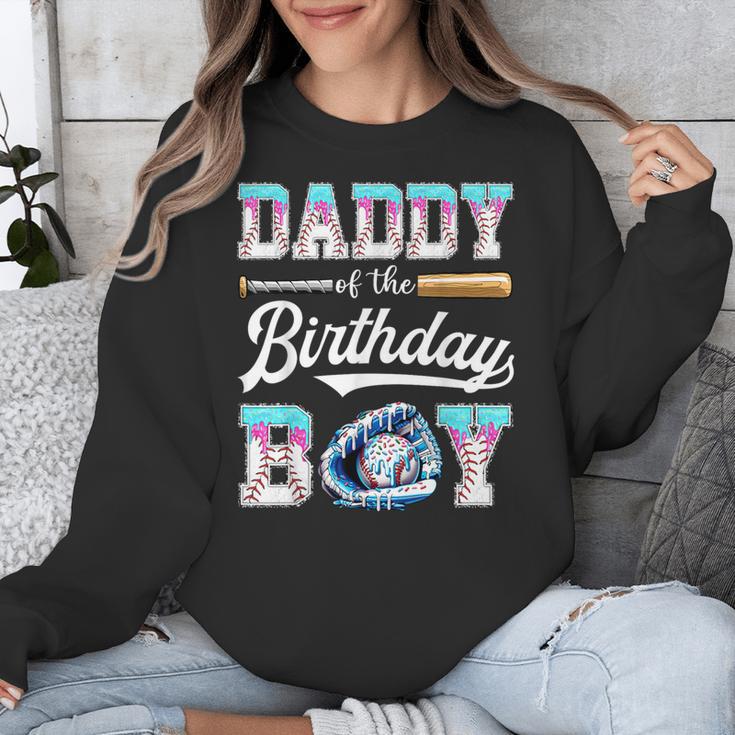 Daddy Of The Birthday Boy Baseball Ice Cream Drip Matching Unisex Sweatshirt Daddy Of The Birthday Boy Baseball Ice Cream Drip Matching Unisex Sweatshirt