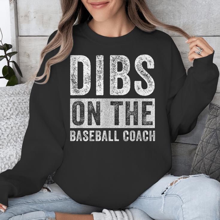 Dibs On The Baseball Coach Wife Girlfriend Unisex Sweatshirt