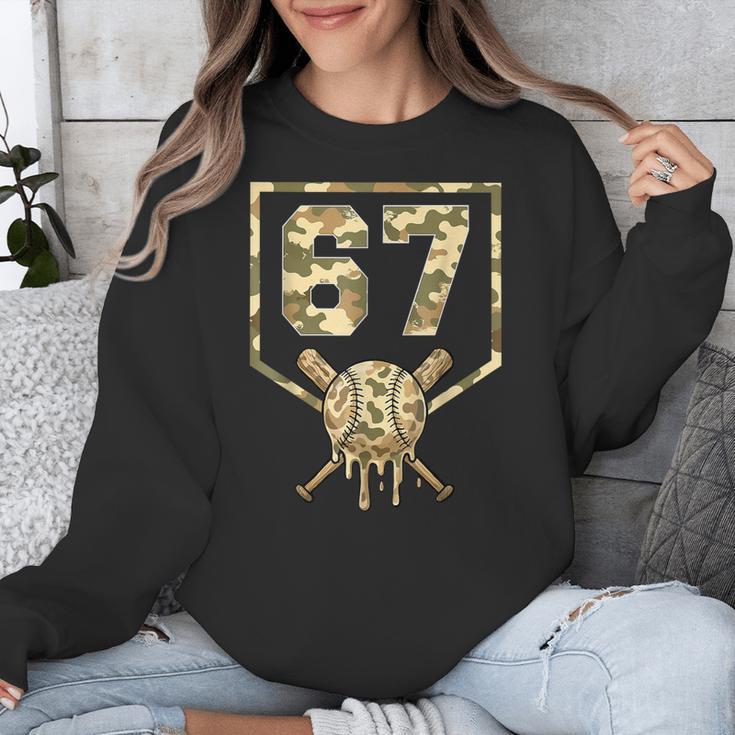 Dripping Camo 67 Baseball Ice Cream Drip 6-7 Six Seven Boy Unisex Sweatshirt Dripping Camo 67 Baseball Ice Cream Drip 6-7 Six Seven Boy Unisex Sweatshirt