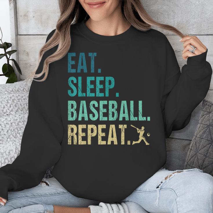 Eat Sleep Baseball Repeat Baseball Player Baseball Unisex Sweatshirt Eat Sleep Baseball Repeat Baseball Player Baseball Unisex Sweatshirt
