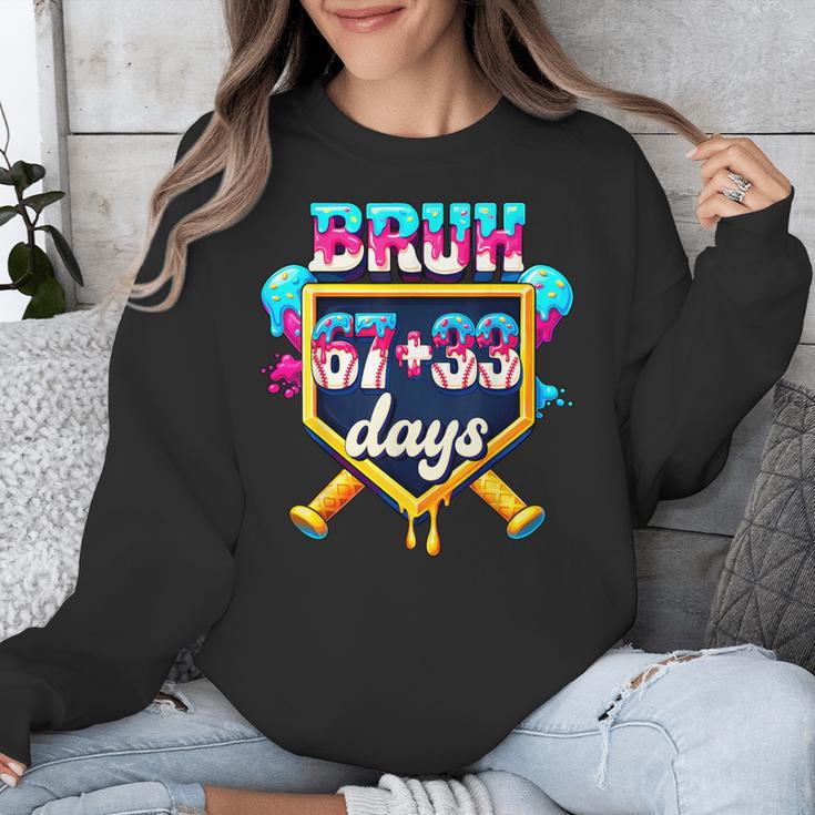 Happy 6733 Days Of School Baseball Drip 100th Day Of School Unisex Sweatshirt Happy 6733 Days Of School Baseball Drip 100th Day Of School Unisex Sweatshirt