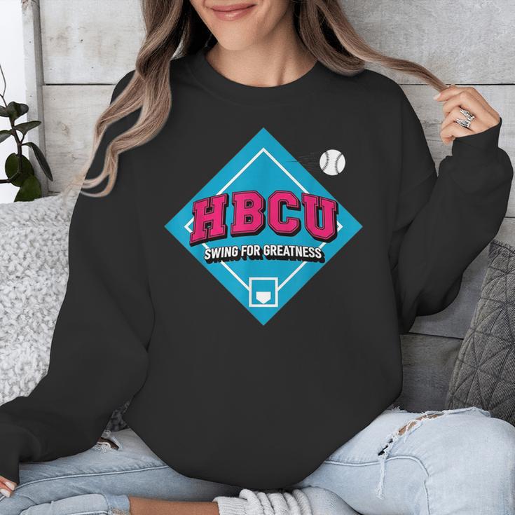 HBCU Swing For Greatness Baseball Softball College Apparel Unisex Sweatshirt HBCU Swing For Greatness Baseball Softball College Apparel Unisex Sweatshirt