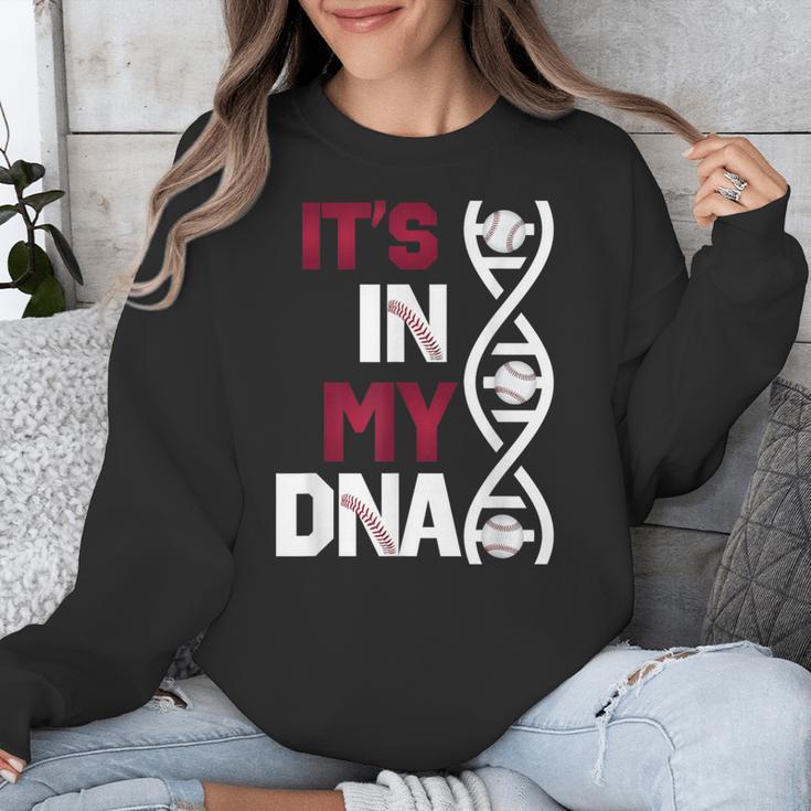 ITS In My DNA Baseball Sport Player Saying Unisex Sweatshirt