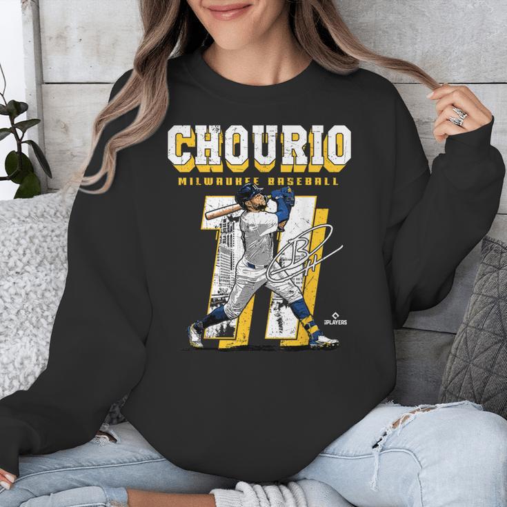 Jackson Chourio Milwaukee MLB Baseball Player MLBJCH201M Unisex Sweatshirt