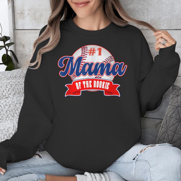 Mama Rookie Of Year 1st Birthday Baseball Theme Matching Unisex Sweatshirt Mama Rookie Of Year 1st Birthday Baseball Theme Matching Unisex Sweatshirt