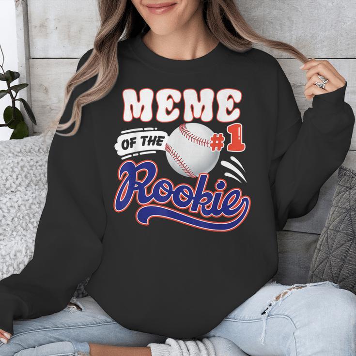 Meme Rookie Of Year 1st Birthday Baseball Theme Matching Unisex Sweatshirt Meme Rookie Of Year 1st Birthday Baseball Theme Matching Unisex Sweatshirt