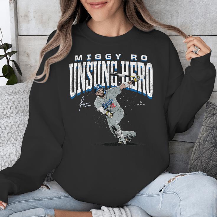 Miguel Rojas Unsung Hero Los Angeles Baseball MLBPA Unisex Sweatshirt Miguel Rojas Unsung Hero Los Angeles Baseball MLBPA Unisex Sweatshirt