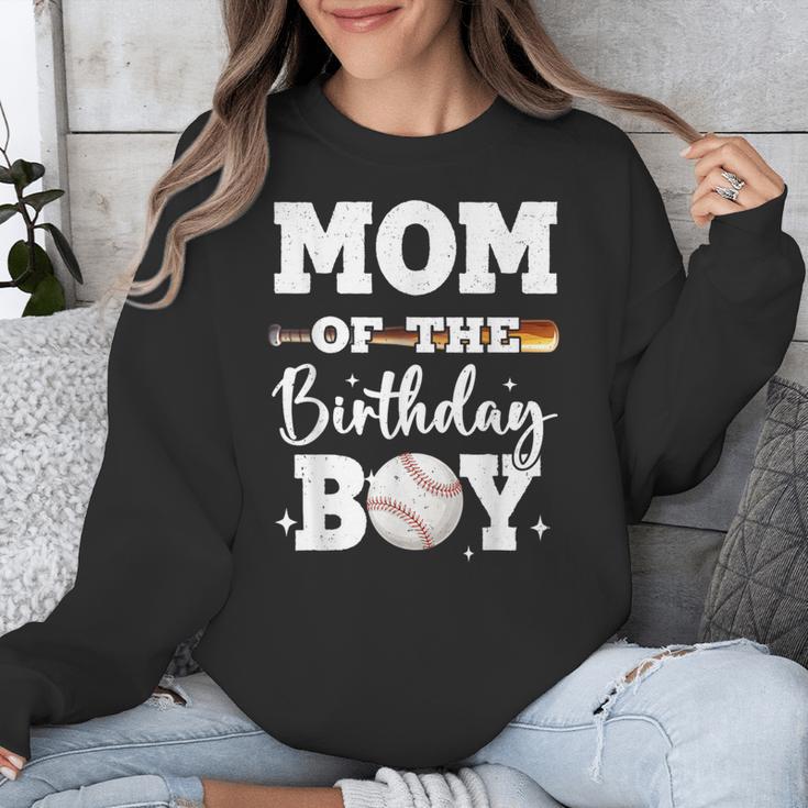 Mom Of The Birthday Boy Baseball Bday Family Unisex Sweatshirt Mom Of The Birthday Boy Baseball Bday Family Unisex Sweatshirt